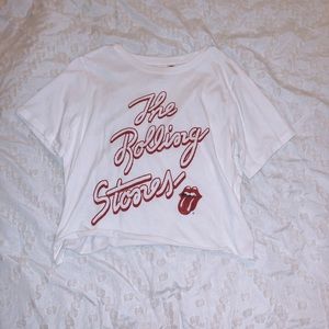 Rolling Stones crop top
